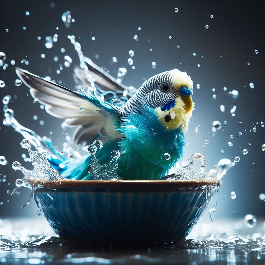muhabbet kuşu nasıl yıkanır
