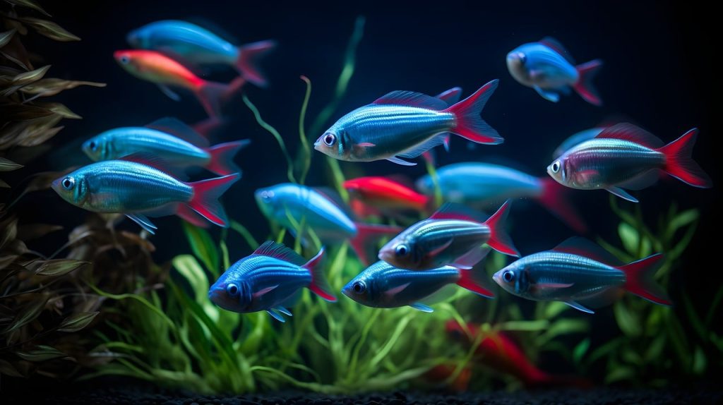 neon tetra balığı